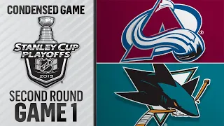 04/26/19 Second Round, Gm1: Avalanche @ Sharks