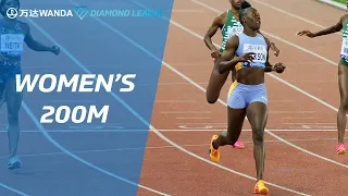 Shericka Jackson takes third 200m win of the season in Zurich - Wanda Diamond League 2023