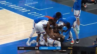 Luguentz Dort hits a GAME WINNER at the buzzer🔥🔥🔥
