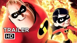 THE INCREDIBLES 2 Trailer Teaser #1 NEW (2018) Samuel L. Jackson Disney Animated Movie HD