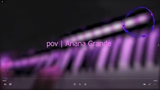 Ariana Grande - pov (Piano Covers)