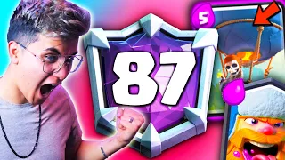 ⛔😲TOP 87 DEL MUNDO CON LEÑADOR GLOBO!!! (+7500 copas) PRO DECK Clash Royale - YoSoyRick