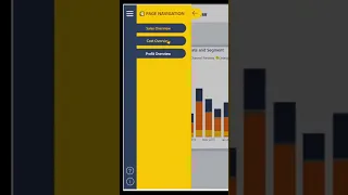 Power BI PAGE NAVIGATION Panel | HOW TO easily create with Bookmarks & Buttons #shorts