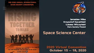 Space Science Center - Mars Society Poland - 23rd Annual International Mars Society Convention