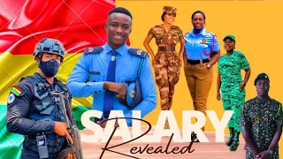 SALARY of the various SECURITY SERVICES in Ghana -WASSCE ENTRANTS