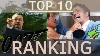 Die TOP 10 HANDLANGER - James Bond Ranking Deutsch