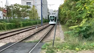 Tram-train à Suresnes en France