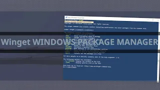 Winget "WINDOWS PACKAGE MANAGER" Guide