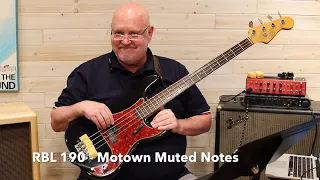 Real Bass Lessons 190 - Motown Muted Notes