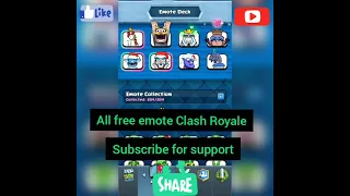 clash royale 🆓 free emotes