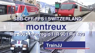 Gare de Montreux Switzerland | Re460 | IR90 | SBB-CFF-FFS | Werbeloks COOP - SBB