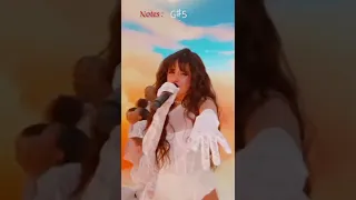 Camila hitting high notes non-stop live 😳😳 *A5 SINGING*