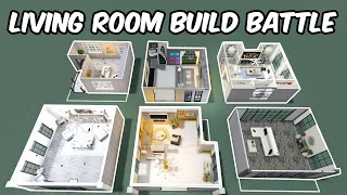 50K LIVING ROOM BUILD BATTLE IN BLOXBURG