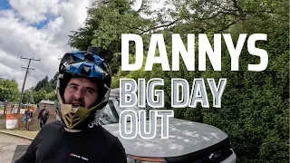 BIG DAY OUT WITH DANNY!! DH RACE, DREAM TRACK & WHIP OFF