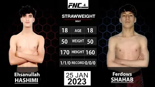 Full fight/Ehsanullah Hashimi Vs Ferdows Shahab _FNC4