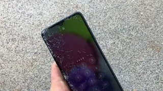 Samsung Galaxy A03 drop test