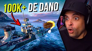 A BATALHA MAIS INSANA QUE EU JÁ JOGUEI em World of Warships!