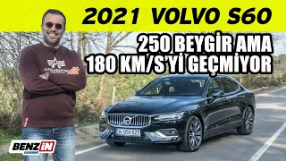 Volvo S60 test sürüşü 2021 | Çin üretimi Volvo | 250 beygir ama 180 km/s hızı geçemiyor