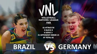 Brazil vs Germany | Women's VNL 2023