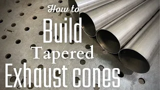 How to build tapered exhaust cones start to finish.