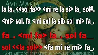 Ave Maria - karaoke notazionale