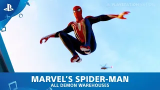 Marvel's Spider-Man (PS4) - Side Activities - All Demon Warehouses