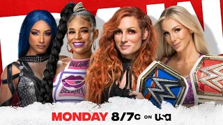 Becky Lynch and Sasha Banks Vs Charlotte Flair and Bianca Belair  Raw 11-10-2021
