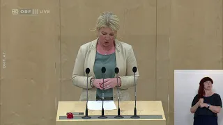 2021-06-16 129 Irene Neumann Hartberger ÖVP - Nationalratssitzung