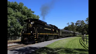 Western Maryland Scenic Railroad with new GE Power