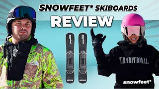 See What These People Think About Snowfeet* Snowblades | Skiboards, Skiskates, Short Ski Review