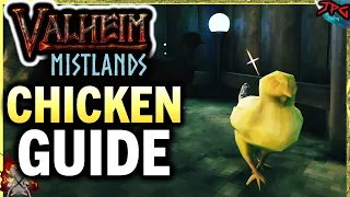 VALHEIM Mistlands Tips: Build A Chicken Farm To Get The Best Food! How To Get Eggs And Hatch Them