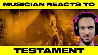 Musician Reacts To | Testament - "WWIII"