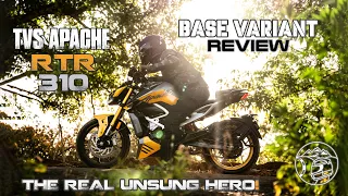 TVS Apache RTR 310 Review | Sagar Sheldekar Official | When Less is More!