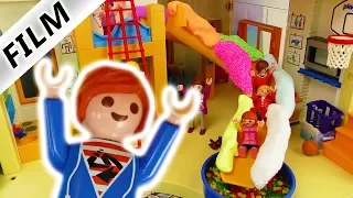 Playmobil Film Deutsch - RUTSCHE DURCH KITA! MEGA ÜBERRASCHUNG FÜR GEBURTSTAG - Familie Vogel