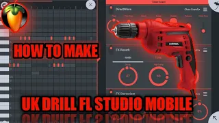 How to make UK Drill on FL Studio Mobile | pop smoke type beat