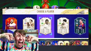 99 PELE + 97 ZIDANE IN 192 RATED PRIME ICON MOMENTS FUT DRAFT!! - FIFA 21