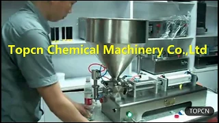 Horizontal semi automatic liquid filling machine oil/cream/Water/Beverage filler