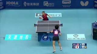 2014 WJTTC WT SF ZHANG Lily USA vs SATO Hitomi JPN