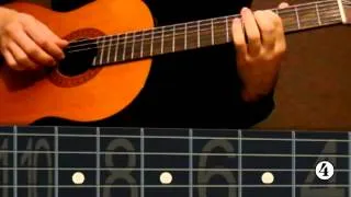 Guitar lesson Yiruma - River flows in you(solo) Part2.webm