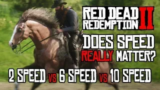 Speed Test | Racing the slowest and fastest horses for science | Red Dead Redemption 2