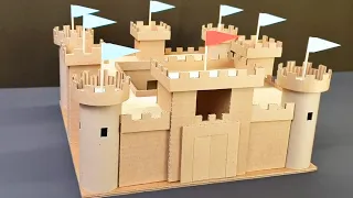 Как сделать замок из картона