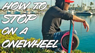 How to Stop on a ONEWHEEL! Onewheel Beginner Tips and Tricks in Under Five Minutes!