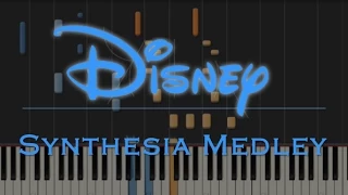 Disney 90's Medley - Synthesia - (Aladdin, Lion King etc)