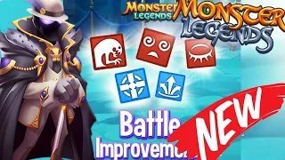 NEW *HUGE* UPDATE IN MONSTER LEGENDS! | BATTLE IMPROVEMENTS - LET'S TALK ABOUT THIS...