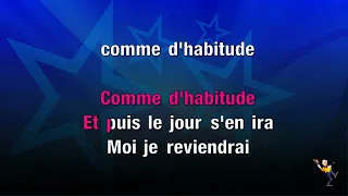 Comme D'habitude - Claude François (KARAOKE)