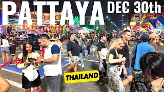 Pattaya Beach Road DECEMBER 30th 2023. FINAL COUNTDOWN | THAILAND