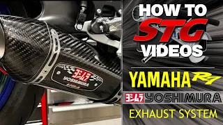 Yamaha R7 Yoshimura Full Exhaust System How To Install  | Sportbike Track Gear