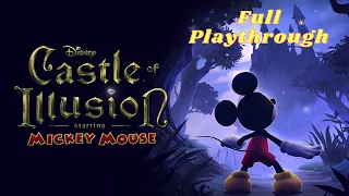 Disney Castle of Illusion Starring Mickey mouse - Full Playthrough (NO COMMENTARY)