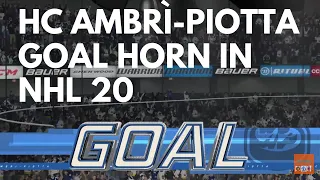 What if HC-Ambrì-Piotta had an accurate Goal Horn in NHL 20