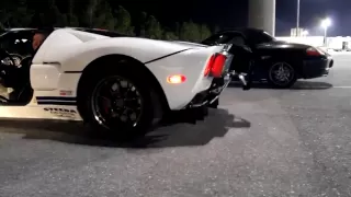 1500+hp Ford GT at PBIR Super Car Experience, massive exhaust flames